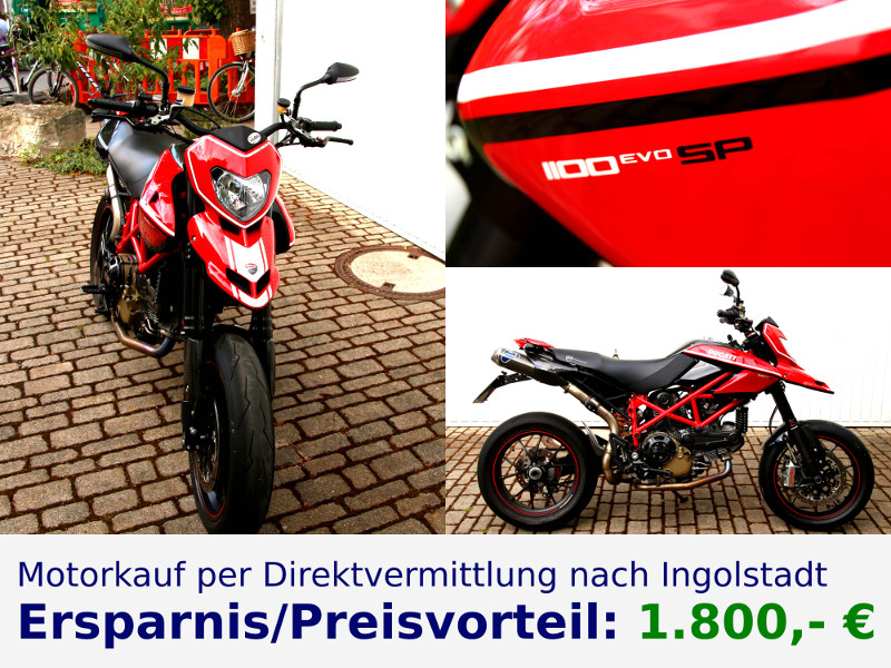 1.800,- € Preisvorteil für Herr Lorenz beim Verkauf seines Ducati Motorrads